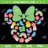 Mouse Head Lucky Charms SVG PNG, Minnie Mouse St Patrick's Day SVG, Minnie Lucky DXF SVG PNG EPS