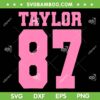 Pink Numbers Taylor 87 SVG PNG, Taylor Travis 87 Football SVG, Taylor Swift 87 DXF SVG PNG EPS Pink Numbers Taylor 87 SVG PNG, Taylor Travis 87 Football SVG, Taylor Swift 87 DXF SVG PNG EPS