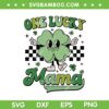 Groovy St Patricks Day One Lucky Mama SVG, Hippie Shamrock SVG, Retro Lucky Mama DXF SVG PNG EPS Groovy St Patricks Day One Lucky Mama SVG, Hippie Shamrock SVG, Retro Lucky Mama DXF SVG PNG EPS
