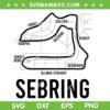 Sebring International Raceway Motorsport SVG, Sebring Logo SVG, Hertz Racing DXF SVG PNG EPS