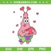 SpongeBob SquarePants Valentines Day SVG PNG, Spongebob Valentines SVG, Cute Cartoons Valentines DXF SVG PNG EPS
