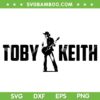 Toby Keith Guitar SVG PNG, Rip Roby SVG, Country Music Star DXF SVG PNG EPS