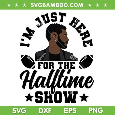 Usher Super Bowl Halftime SVG PNG, Team Usher Super Bowl 2024 SVG, Halftime Show DXF SVG PNG EPS