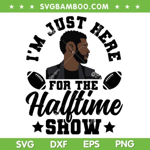 Usher Super Bowl Halftime SVG PNG, Team Usher Super Bowl 2024 SVG, Halftime Show DXF SVG PNG EPS