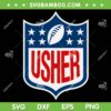 Usher NFL Version SVG PNG, Team Usher SVG, Super Bowl Usher DXF SVG PNG EPS