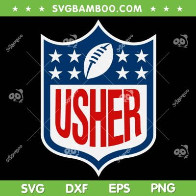 Usher NFL Version SVG PNG, Team Usher SVG, Super Bowl Usher DXF SVG PNG EPS Usher NFL Version SVG PNG, Team Usher SVG, Super Bowl Usher DXF SVG PNG EPS