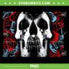 Vintage Rock Music Est 1988 PNG, Classic Art Rock 80s Love Skulls PNG, 80s Rock PNG