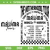 2 Files Mama Tour SVG PNG, The Motherhood Tour 2024 SVG, Mama Makes Happen DXF SVG PNG EPS