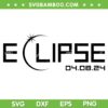 2024 Total Solar Eclipse April 8 SVG PNG, Eclipse 04 08 24 SVG, April 8 2024 America Totality DXF SVG PNG EPS 2024 Total Solar Eclipse April 8 SVG PNG, Eclipse 04 08 24 SVG, April 8 2024 America Totality DXF SVG PNG EPS