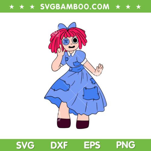 Amazing Digital Circus Ragatha SVG PNG, Ragatha Character SVG, Ragdoll Performer DXF SVG PNG EPS