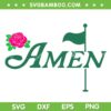 Amen Master Golf Azalea Tournament SVG, Pink Golfing Girl Flower SVG, Masters Tournament DXF SVG PNG EPS Amen Master Golf Azalea Tournament SVG, Pink Golfing Girl Flower SVG, Masters Tournament DXF SVG PNG EPS