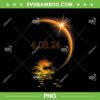 America Totality 04 08 24 PNG, Total Solar Eclipse 2024 PNG, Eclipse Event 2024 PNG