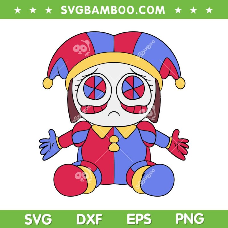 Baby Pomni SVG PNG