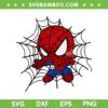 Baby Spider SVG PNG, Cute Spiden Man SVG, Baby Superheroes DXF SVG PNG EPS