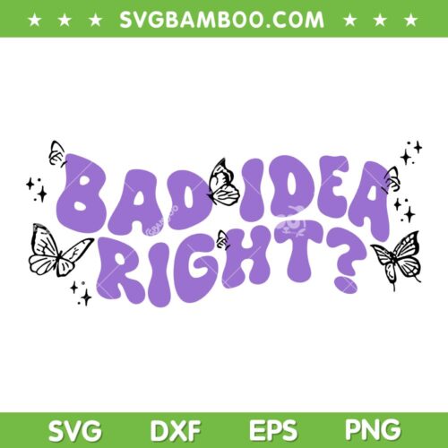 Bad Idea Right SVG PNG, Guts Tour 2024 SVG, Pop Music DXF SVG PNG EPS