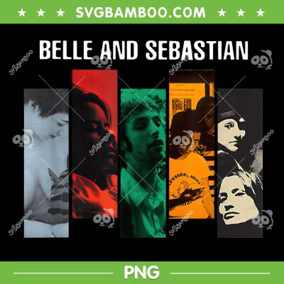 Belle And Sebastian Band PNG, Indie Pop Band PNG, Retro Belle Sebastian PNG