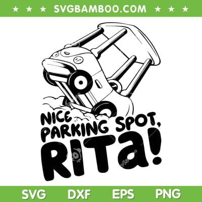 Bluey Grannies Nice Parking Spot SVG PNG, Janet Rita SVG, Funny Blue Heeler Cartoon DXF SVG PNG EPS