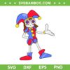 Cute Pomni SVG PNG, Pomni The Amazing Digital Circus SVG, Trending Movie DXF SVG PNG EPS