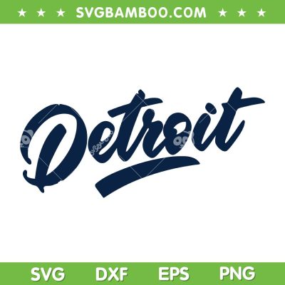 Detroit Throwback Classic SVG PNG, Detroit Logo SVG, Detroit Lions DXF SVG PNG EPS