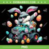 Dabbing Bunny Happy Easter PNG, Boys Kids Monster Truck Easter PNG, Dabbing Rabbit PNG