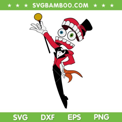 Digital Circus Caine SVG PNG, Caine The Amazing Digital Circus SVG, Caine Characters Cartoon DXF SVG PNG EPS