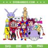 Digital Circus Friends SVG PNG, Pomni And Friend SVG, The Amazing Digital Circus DXF SVG PNG EPS