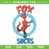 Dr Seuss Fox In Socks SVG PNG, Dr Seuss Reading Day SVG, Character Dr Seuss DXF SVG PNG EPS