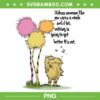 Dr Seuss Lorax Quote PNG, Dr Seuss The Lorax PNG, Cat In The Hat Quote PNG