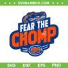 Florida Fear The Chomp SVG PNG, Florida Gators SVG, Funny Florida Gators Logo DXF SVG PNG EPS