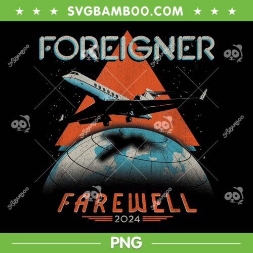 Foreigner Plane 2024 PNG, Retro Airplane PNG, International Plane Flight PNG