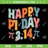 Groovy Happy Pi Day SVG PNG, Mathematic Math Teacher SVG, Pi Day 314 Kids DXF SVG PNG EPS