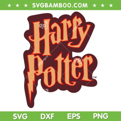 Harry Potter Logo SVG PNG, Harry Potter Movie SVG, HP Hogwarts DXF SVG PNG EPS