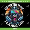 I'd Rather Be Playing Tag Gorilla PNG, Monke Tag Gorilla PNG, Retro Gorilla Vr Gamer PNG I'd Rather Be Playing Tag Gorilla PNG, Monke Tag Gorilla PNG, Retro Gorilla Vr Gamer PNG