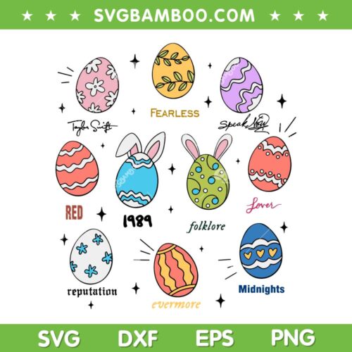 In My Peep Era SVG PNG, Taylor Swift Album Easter Day SVG, Taylor Swift Easter Eggs DXF SVG PNG EPS