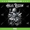 Jeus Percussion Drum PNG, Funny He Is Rizzin Jesus Drumming PNG, Move The Stone PNG