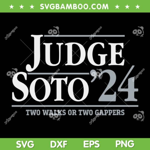Judge Soto 24 SVG PNG, Aaron Judge Juan Soto SVG, Two Walks Or Two Gappers DXF SVG PNG EPS