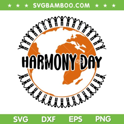 Kids Harmony Day SVG PNG, Harmony Week Australia SVG, Australia Day 2024 DXF SVG PNG EPS