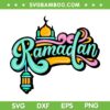Kids Ramadan Kareem SVG PNG, Ramadan Month SVG, Children Cartoon DXF SVG PNG EPS