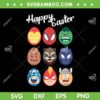 Marvel Easter SVG PNG, Avengers Easter Eggs SVG, Happy Easter Marvel DXF SVG PNG EPS