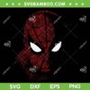 Marvel Spider Man Far From Home SVG PNG, Close Up Spiderman SVG, Spider Man Face DXF SVG PNG EPS