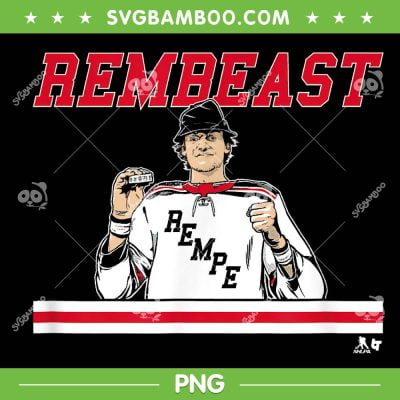 Matt Rempe Rembeast PNG, New York Hockey PNG, NHL New York Rangers PNG