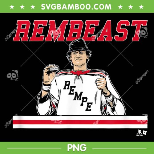 Matt Rempe Rembeast PNG, New York Hockey PNG, NHL New York Rangers PNG