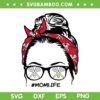 Mom Lacrosse Bandana Sunglasses SVG, Mom Life Lacrosse SVG, Messy Bun Mom Life DXF SVG PNG EPS Mom Lacrosse Bandana Sunglasses SVG, Mom Life Lacrosse SVG, Messy Bun Mom Life DXF SVG PNG EPS