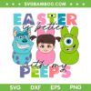 Monster Inc Easter Egg SVG PNG, Googly Bear Eggs SVG, Easter Is Better With My Peeps DXF SVG PNG EPS