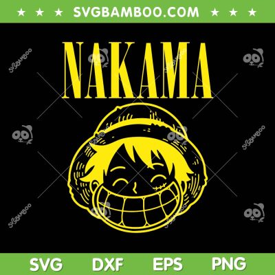 Nakama SVG PNG, Luffy Nirvana SVG, Nakama One Piece DXF SVG PNG EPS Nakama SVG PNG, Luffy Nirvana SVG, Nakama One Piece DXF SVG PNG EPS