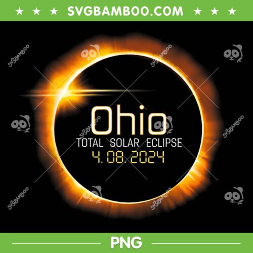 Ohio Total Solar Eclipse PNG, Totality April 8 2024 PNG, America Totality Eclipse PNG