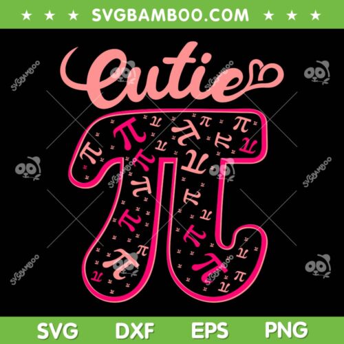 Cutie Pi Day SVG PNG, Women Math Teacher Pi Day SVG, Pi Day 2024 DXF SVG PNG EPS