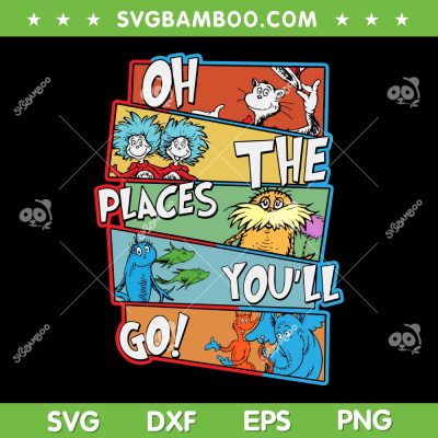 Retro Oh The Places You'll Go SVG PNG, Dr Seuss Thing 1 Thing 2 SVG, Dr Seuss Gift DXF SVG PNG EPS Retro Oh The Places You'll Go SVG PNG, Dr Seuss Thing 1 Thing 2 SVG, Dr Seuss Gift DXF SVG PNG EPS