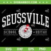 Seussville School Of Rhyme SVG PNG, Dr Seuss Ville SVG, Seuss Quote DXF SVG PNG EPS