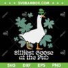 Silliest Goose At The Pub SVG PNG, Funny Goose St Patrick's Day SVG, Goose Leprechaun DXF SVG PNG EPS Silliest Goose At The Pub SVG PNG, Funny Goose St Patrick's Day SVG, Goose Leprechaun DXF SVG PNG EPS